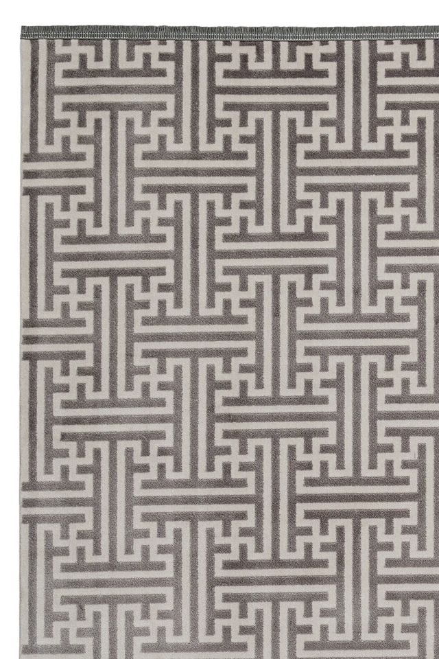 Monza Serisi Antrasit Renk Akrilik Halı LH-1128A