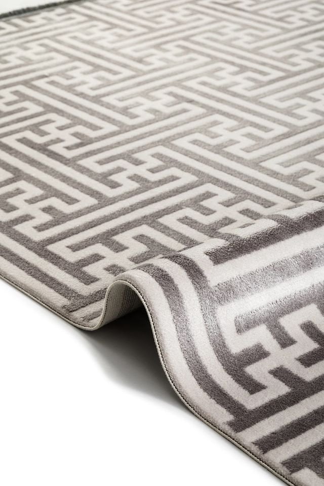 Monza Serisi Antrasit Renk Akrilik Halı LH-1128A