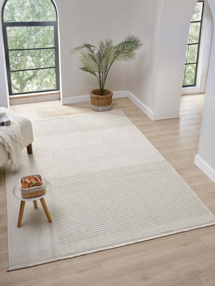 Avina Serisi Krem Kolay Temizlenebilir Sisal Halı SH-31