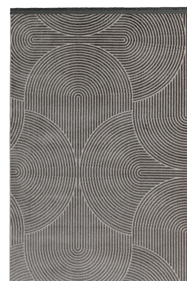 Monza Serisi Antrasit Renk Akrilik Halı LH-1126A