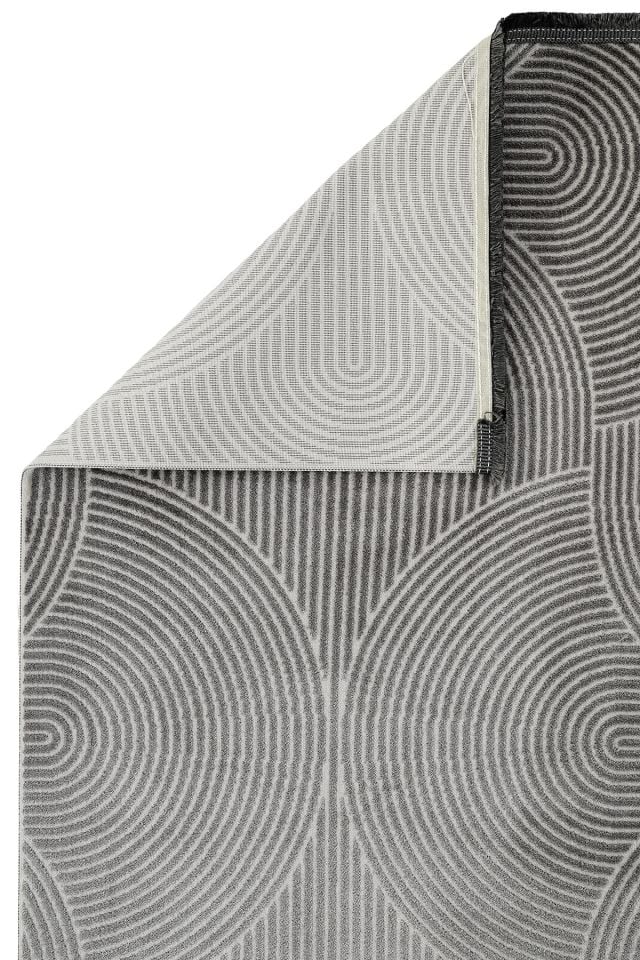 Monza Serisi Antrasit Renk Akrilik Halı LH-1126A