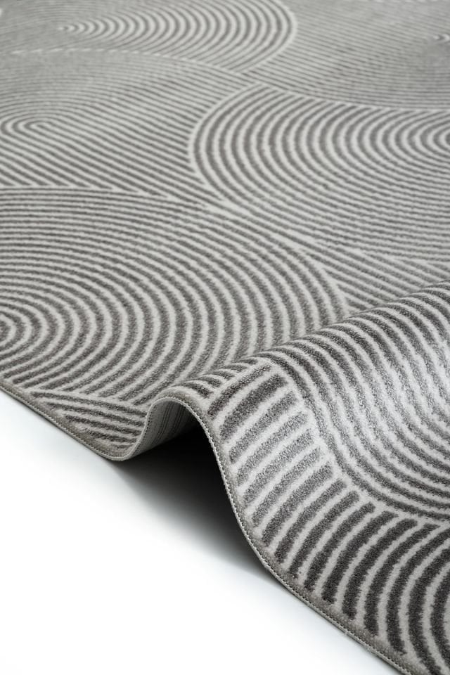 Monza Serisi Antrasit Renk Akrilik Halı LH-1126A