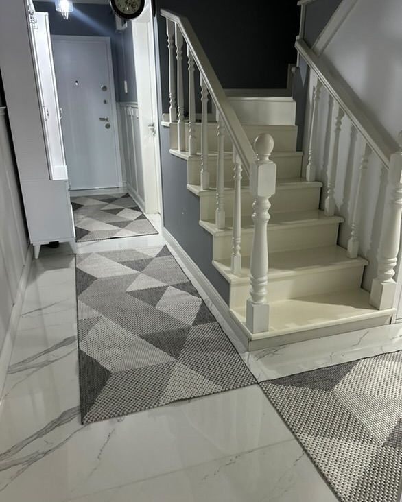 Gama Serisi Makinede Yıkanabilir Gri Sisal Halı NX-023