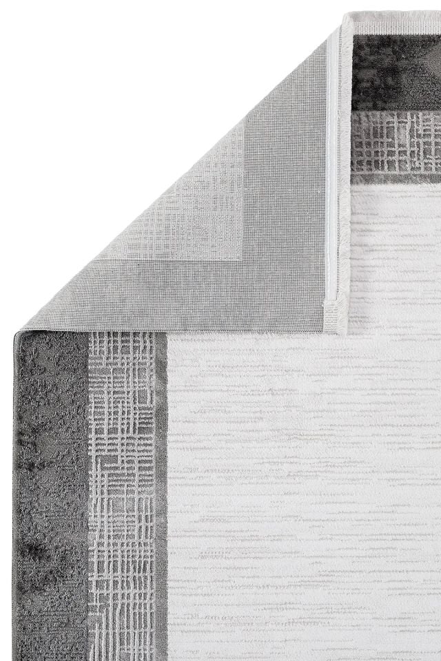 Monza Serisi Gri/Antrasit Renk Akrilik Halı LH-1105A