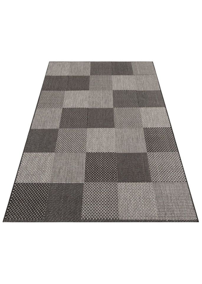 Gama Serisi Makinede Yıkanabilir Koyu Gri Sisal Halı NX-026