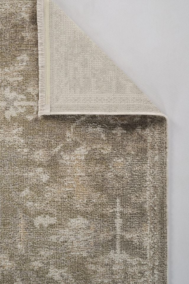 Morien Serisi Bej Renk Makine Halısı AP-8441