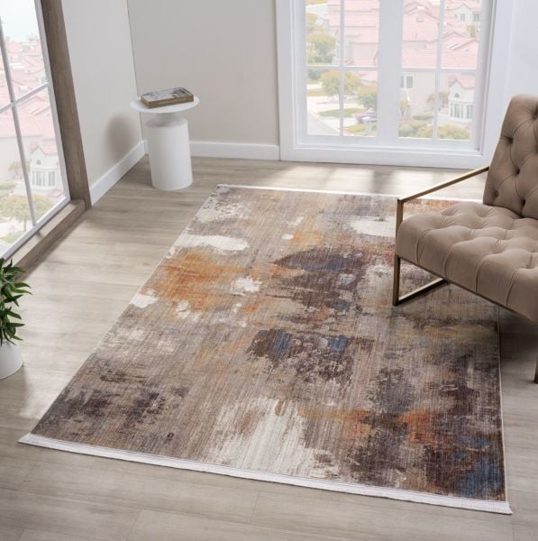 Luna Serisi Multi Renk Makine Halısı SH-0116G