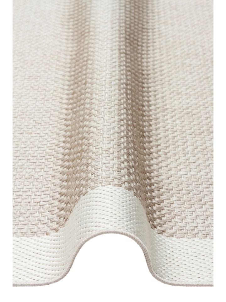 Alfa Serisi Makinede Yıkanabilir Bej/Krem Sisal Halı NX-44