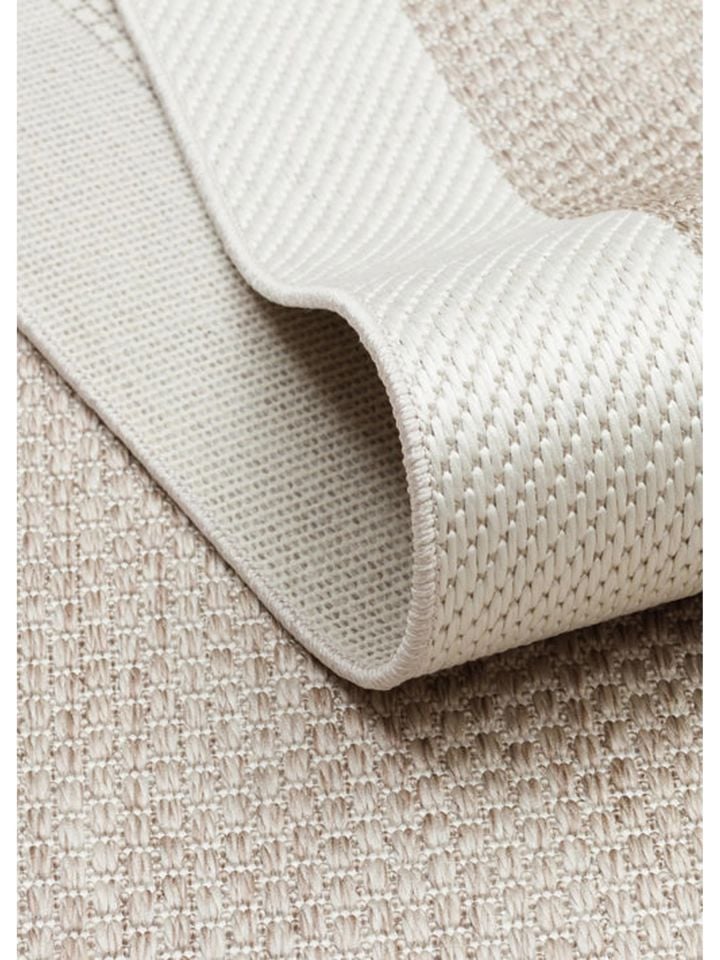 Alfa Serisi Makinede Yıkanabilir Bej/Krem Sisal Halı NX-44