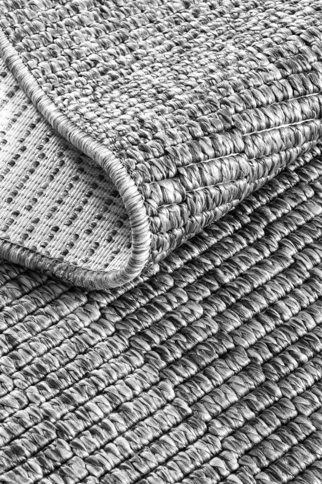 Avina Serisi Gri Kolay Temizlenebilir Sisal Halı GH-8015