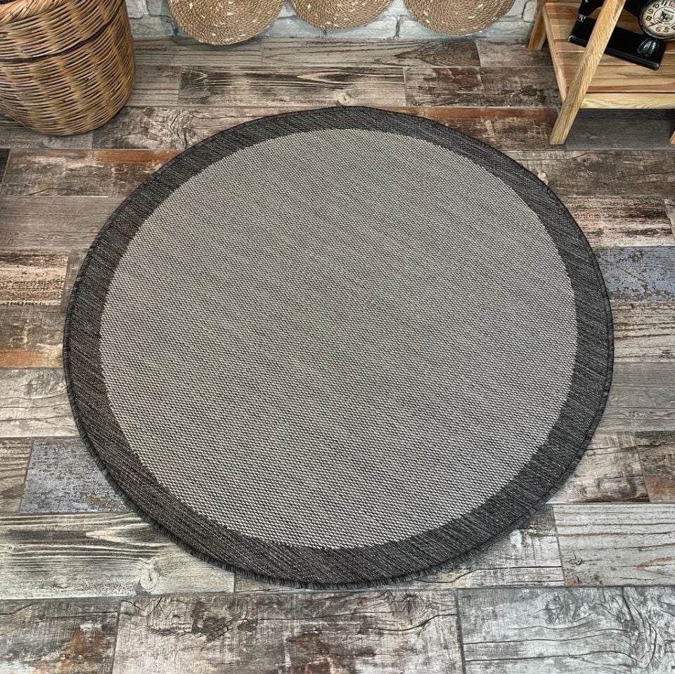 Alfa Serisi Makinede Yıkanabilir Gri Sisal Halı NX-37