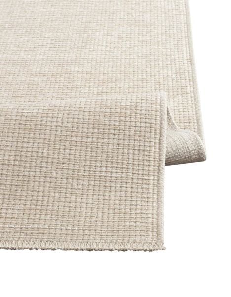 Norge Serisi Yumuşak Dokulu Yeni Nesil Krem Renk Halı AP-2411