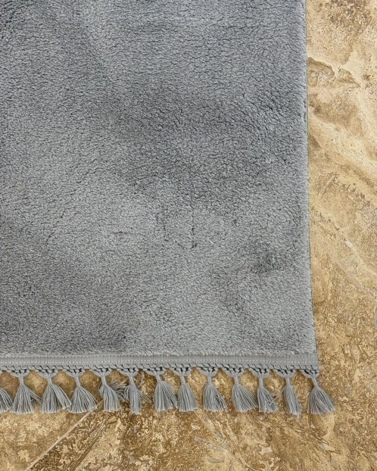 FIRSAT ÖLÇÜ 70x160 ve 80x190 Makinede Yıkanabilir Gri Halı