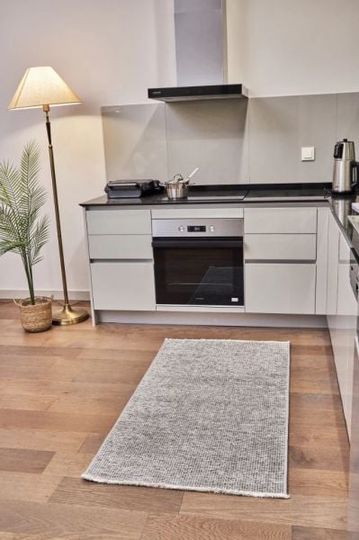 Norge Serisi Yumuşak Dokulu Yeni Nesil Gri Renk Halı AP-2414