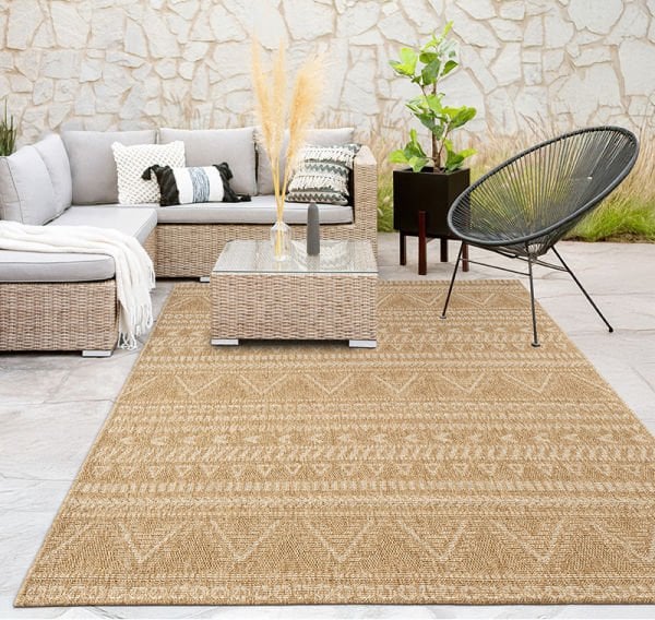 Avina Serisi Bej Kolay Temizlenebilir Sisal Halı SH-8445