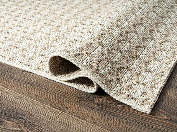 Avina Serisi Krem Kolay Temizlenebilir Sisal Halı SH-8446