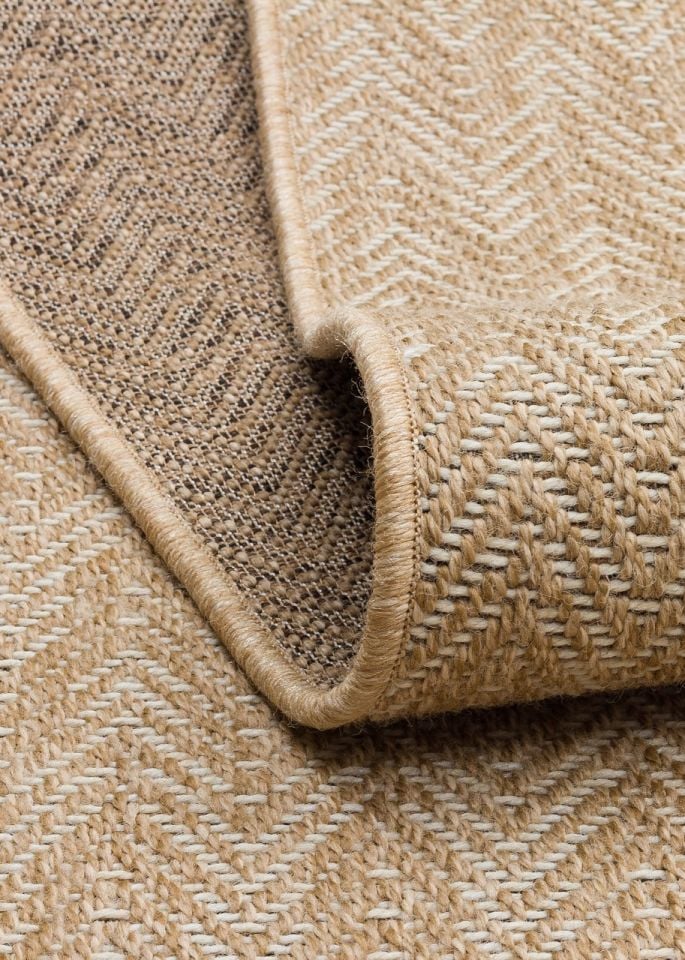 Avina Serisi Natural/Beyaz Kolay Temizlenebilir Sisal Halı EH-51