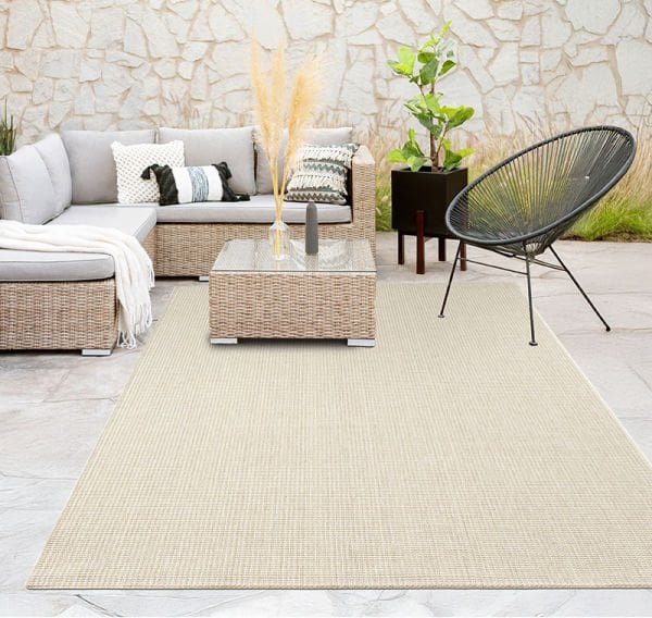 Avina Serisi Krem Kolay Temizlenebilir Sisal Halı SH-8450