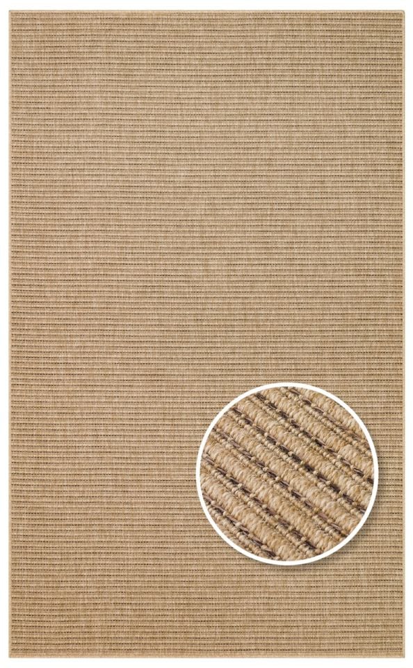 Avina Serisi Natural/Kahve Kolay Temizlenebilir Sisal Halı EH-53