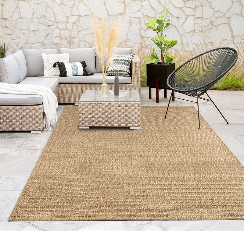 Avina Serisi Bej Kolay Temizlenebilir Sisal Halı SH-8451