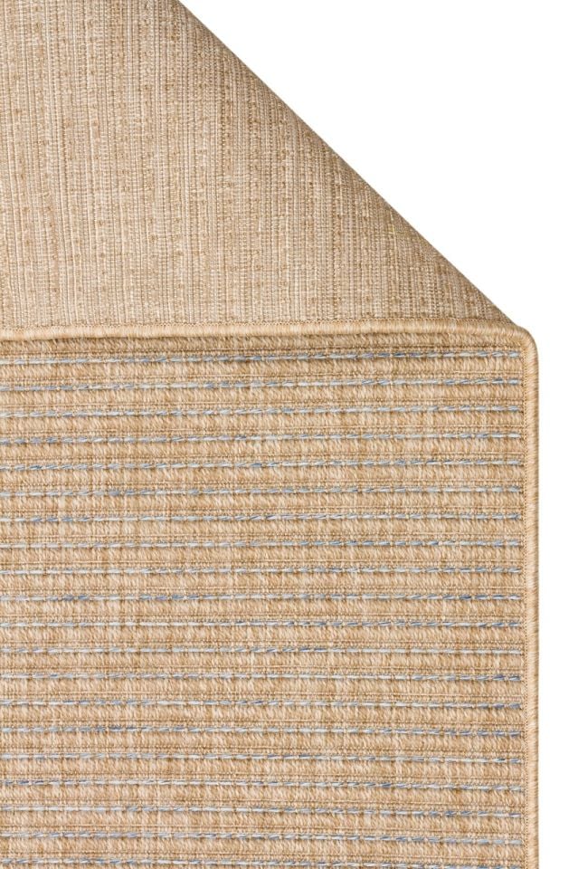 Avina Serisi Natural/Mavi Kolay Temizlenebilir Sisal Halı EH-54
