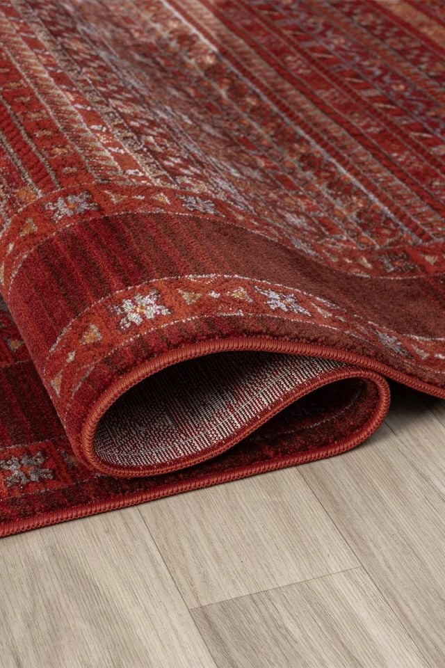 Luna Serisi Bordo Renk Makine Halısı SH-0259B