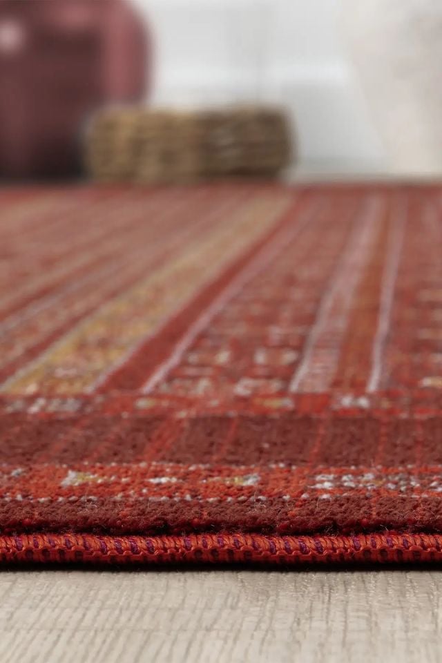 Luna Serisi Bordo Renk Makine Halısı SH-0259B