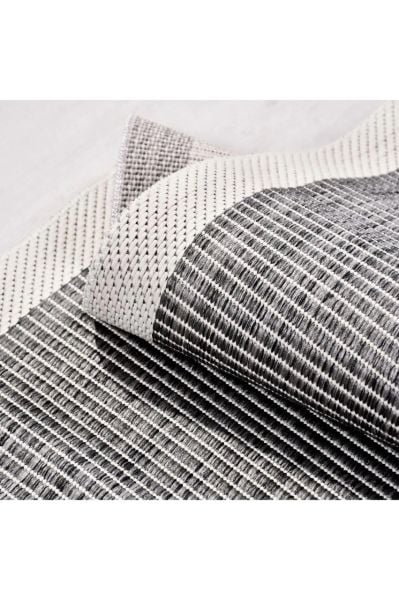 Alfa Serisi Makinede Yıkanabilir Gri/Krem Sisal Halı NX-07