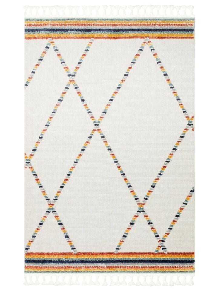 Bony Serisi Multi Renk Yumuşak Modern Halı EH-356