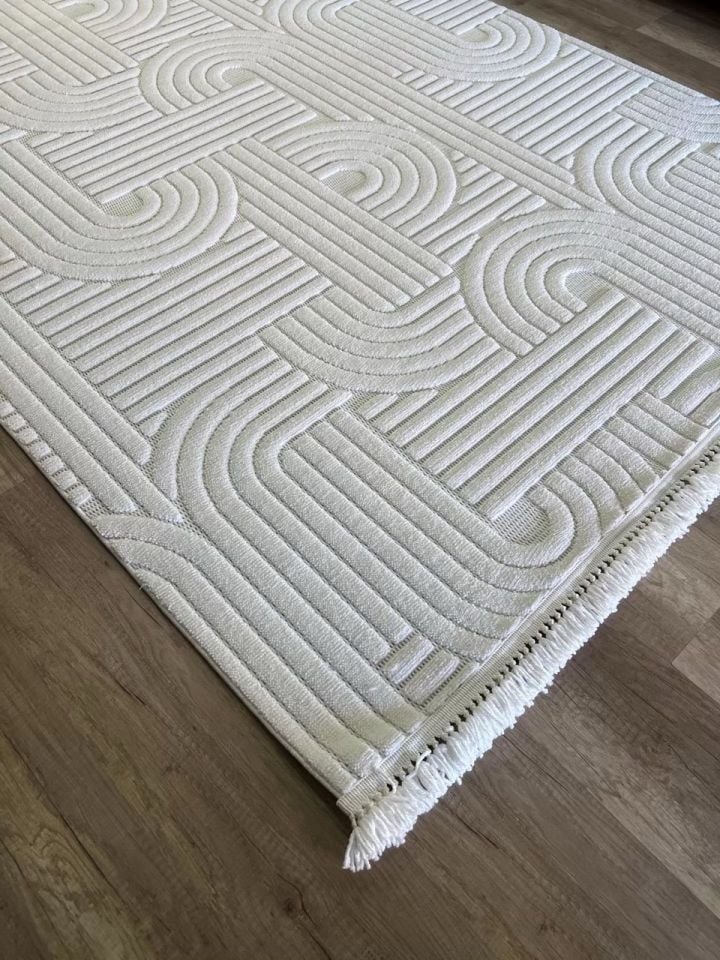 FIRSAT ÖLÇÜ Krem Renk Modern Halı