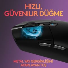 Logitech G G305 LIGHTSPEED 12.000 DPI Kablosuz Oyuncu Mouse - Siyah