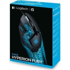 Logitech G402 Hyperion Fury 4.000 DPI Ultra Hızlı 500 IPS Oyuncu Mouse - Siyah