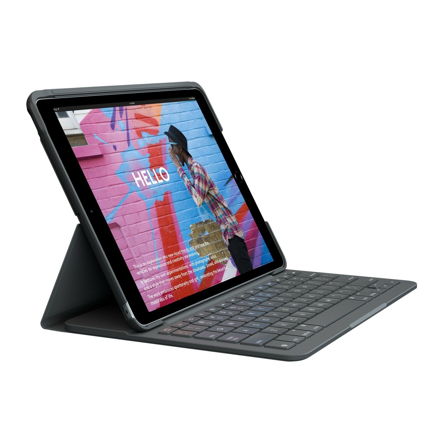 Logitech Slim Folio iPad 10.2 inç 7. Nesil ile Uyumlu Klavyeli Kılıf 920-009481