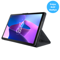 Lenovo Tab M10 Plus (3rd Gen) TB128FU 10.6'' 4GB + 128GB Wifi + Bluetooth Tablet ZAAS0033TR + Logitech Pebble 2 Kablosuz Klavye Mouse Seti Grafit