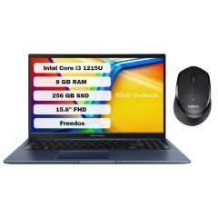 Asus Vivobook 15 X1502ZA-EJ1645 Intel Core i3 1215U 8GB 256GB SSD Freedos 15.6'' FHD Taşınabilir Bilgisayar + Logitech Mouse