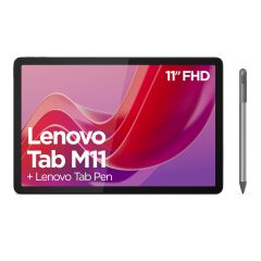 Lenovo Tab M11 TB330XU 11'' 4GB 128GB WUXGA Wifi + LTE Tablet ZADB0231TR Lenovo Tab Pen Hediyeli (Sim Kart Uyumlu) + Logitech Pebble 2 Kablosuz Klavye Mouse Seti Grafit