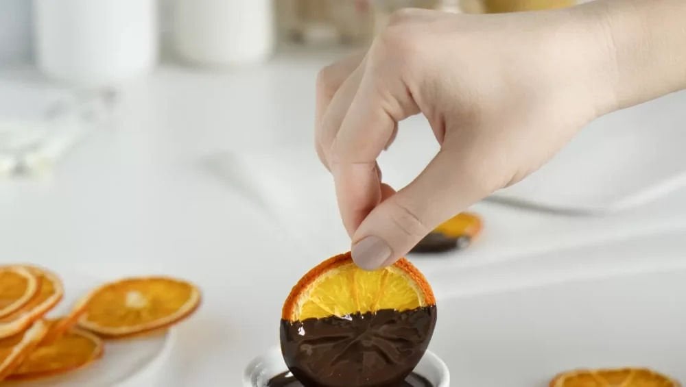 Bitter Çikolatalı Kuru Portakal Dilimleri