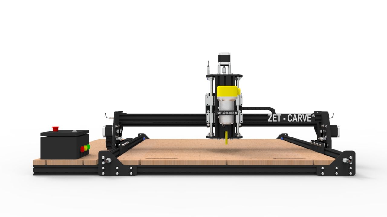 E-sat M5 Model 75X75 Cm Masaüstü Cnc Router Makinesi 2/3 Boyutlu İmalat İçin Bilgisayar Destekli Profosyonel Portable System