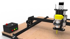 E-sat M5 Model 100X100 Cm Masaüstü Cnc Router Makinesi 2/3 Boyutlu İmalat İçin Bilgisayar Destekli Profosyonel Portable System