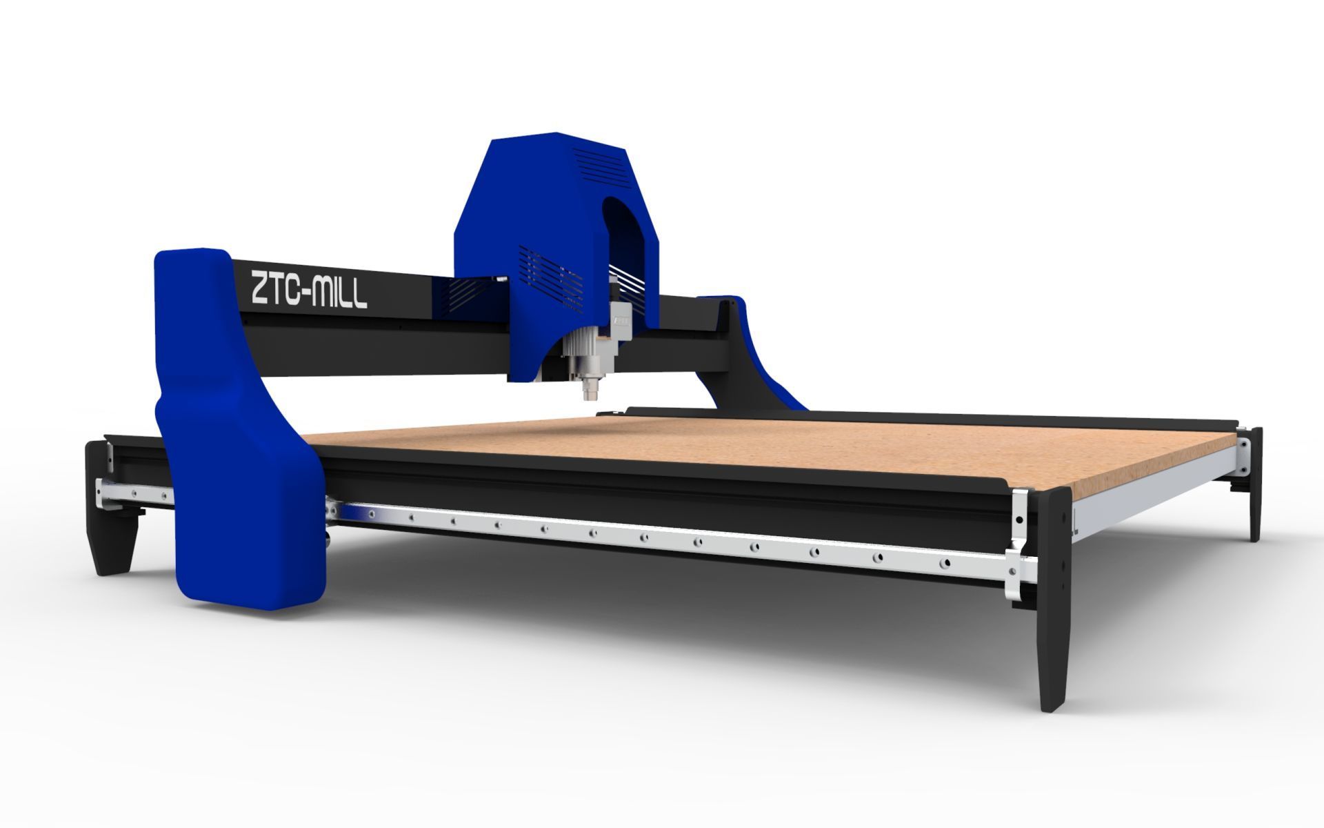 ZTC Mill Model 50X50 Masaüstü Cnc Router Makinesi 2/3 Boyutlu İmalat İçin Bilgisayar Destekli Profosyonel Portable System