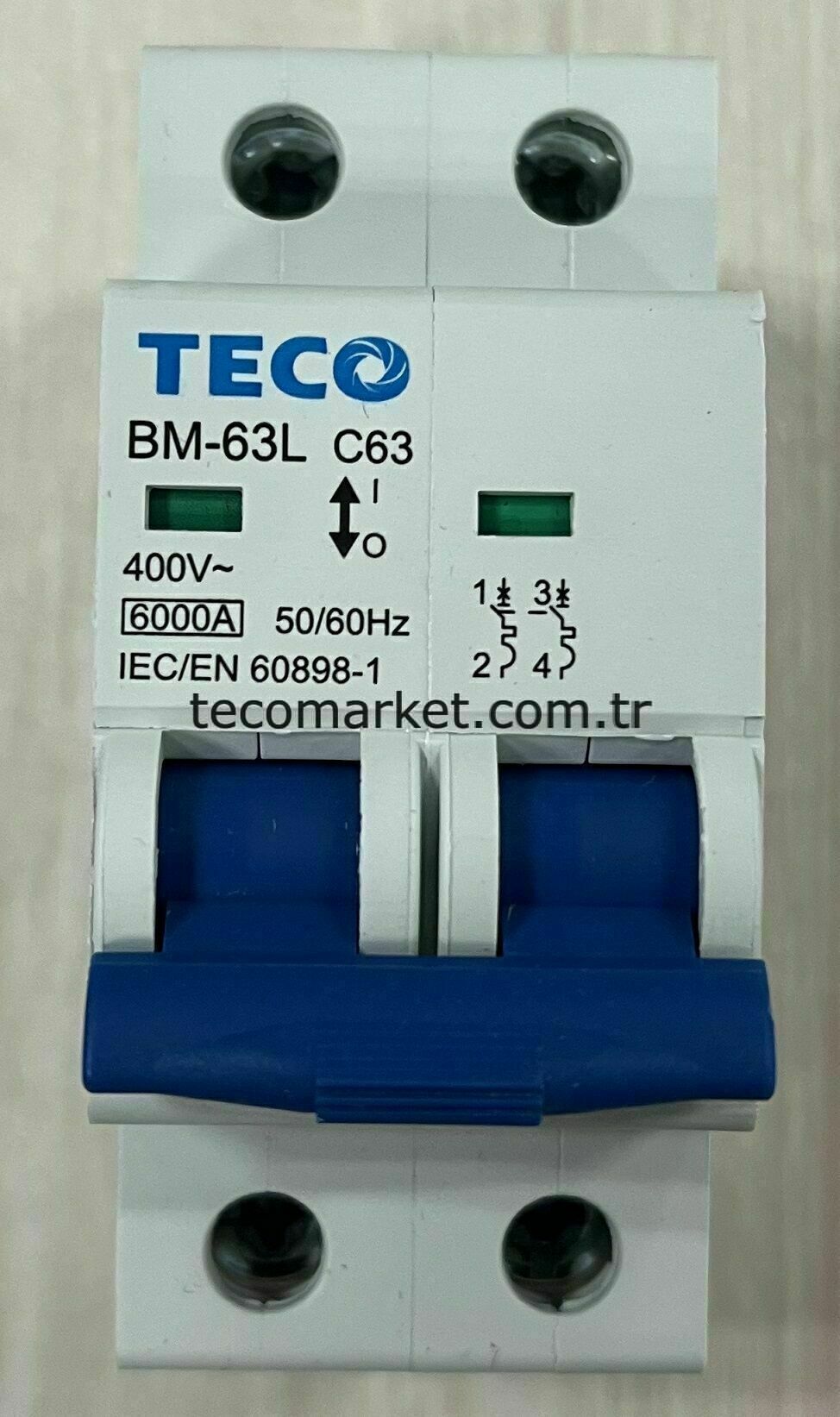 Teco Otomatik Sigorta FCBM-63LC/2040