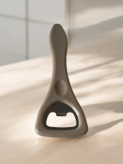 Gazoz Ve Şişe Açacağı- Kahverengi/ Ergonomik Tutuşlu