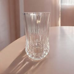 6 Adet Cam Uzun Su Bardağı Kesme Model 340 ml