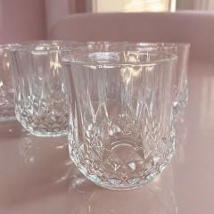 6 Adet Cam Su Bardağı Kesme Model- 300 ml