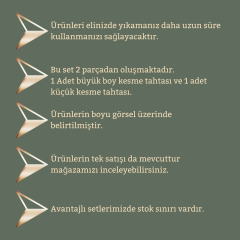 2 Boy Bambu Asma Halkalı Kesme Tahtası
