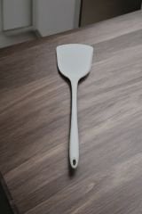 Silikon Yumurta Ve Krep Spatulası Krem Renkli Özel Seri