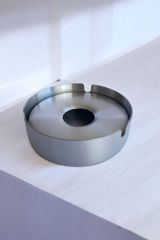 Kapaklı Paslanmaz Ve Kararmaz Çelik Küllük/ Kül Tablası - 10 Cm