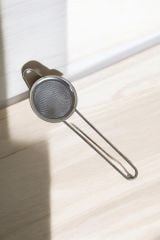 Çelik Çay ve Pudra Süzgeci/ Paslanma ve Kararma Yapmaz- Boy 17,4 CM