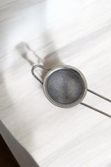 Çelik Çay ve Pudra Süzgeci/ Paslanma ve Kararma Yapmaz- Boy 17,4 CM