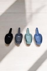 3 Boy Erzak Küreği  Kaşığı -Mavi Renkli